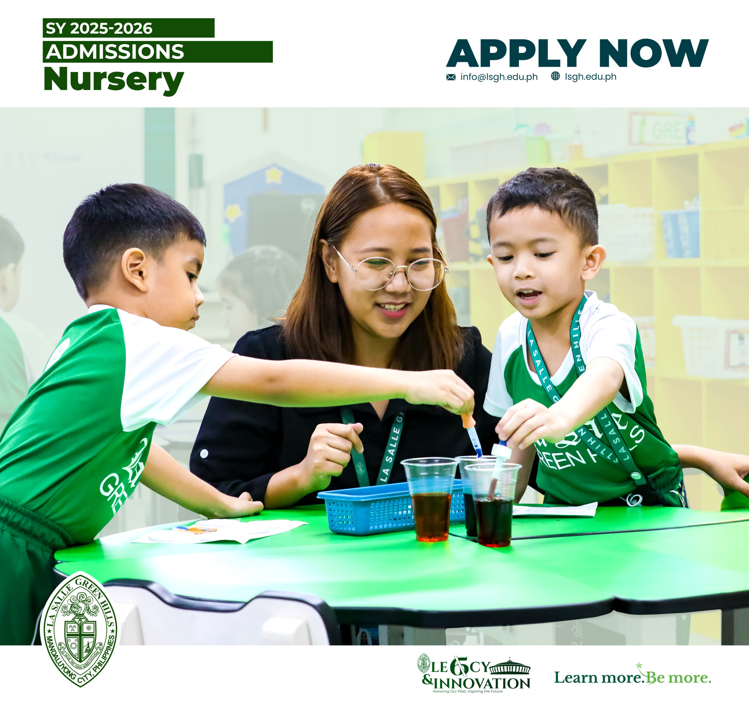Nursery admissions ongoing