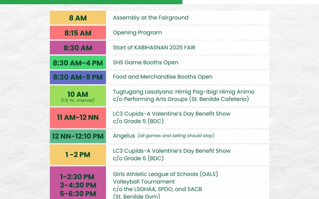 See you at the KABIHASNAN Fair!