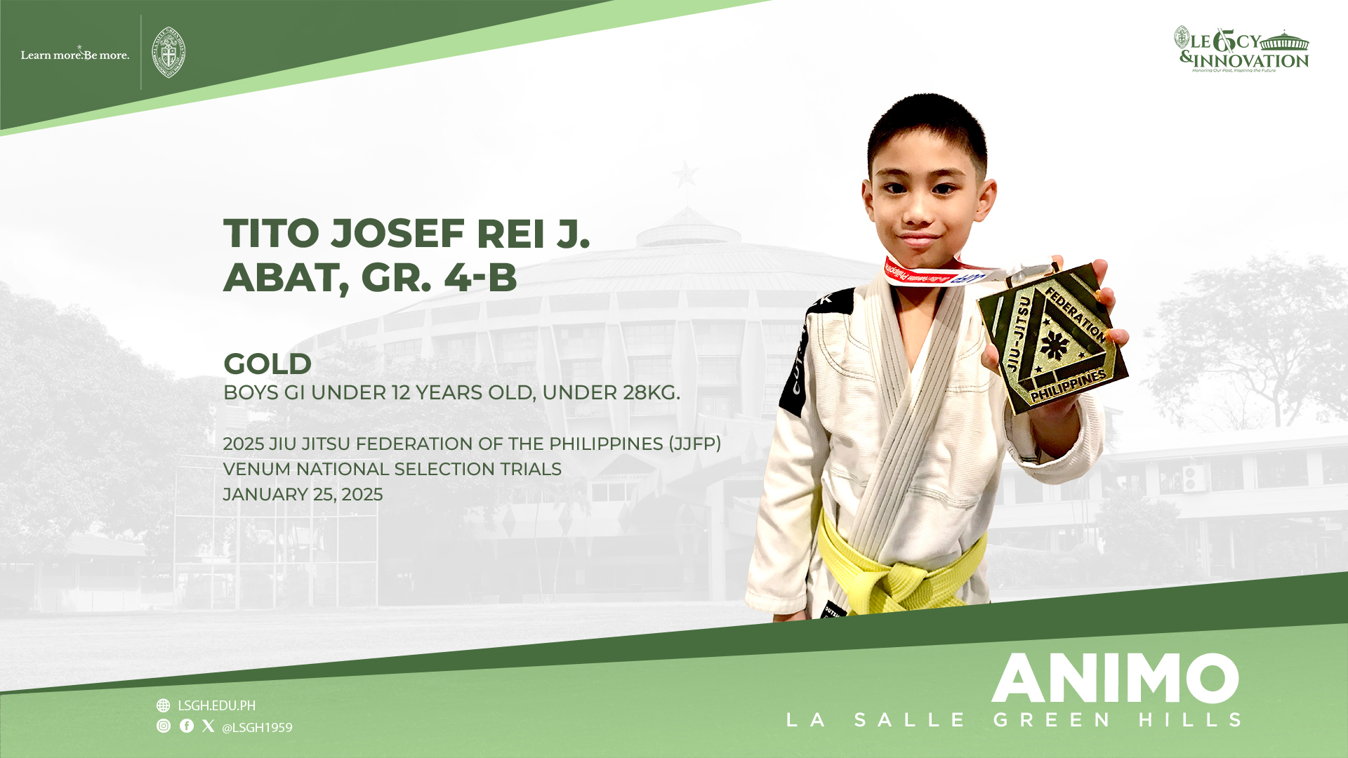 Abat dominated the mats at the 2025 JJFP Venum National Selection Trials