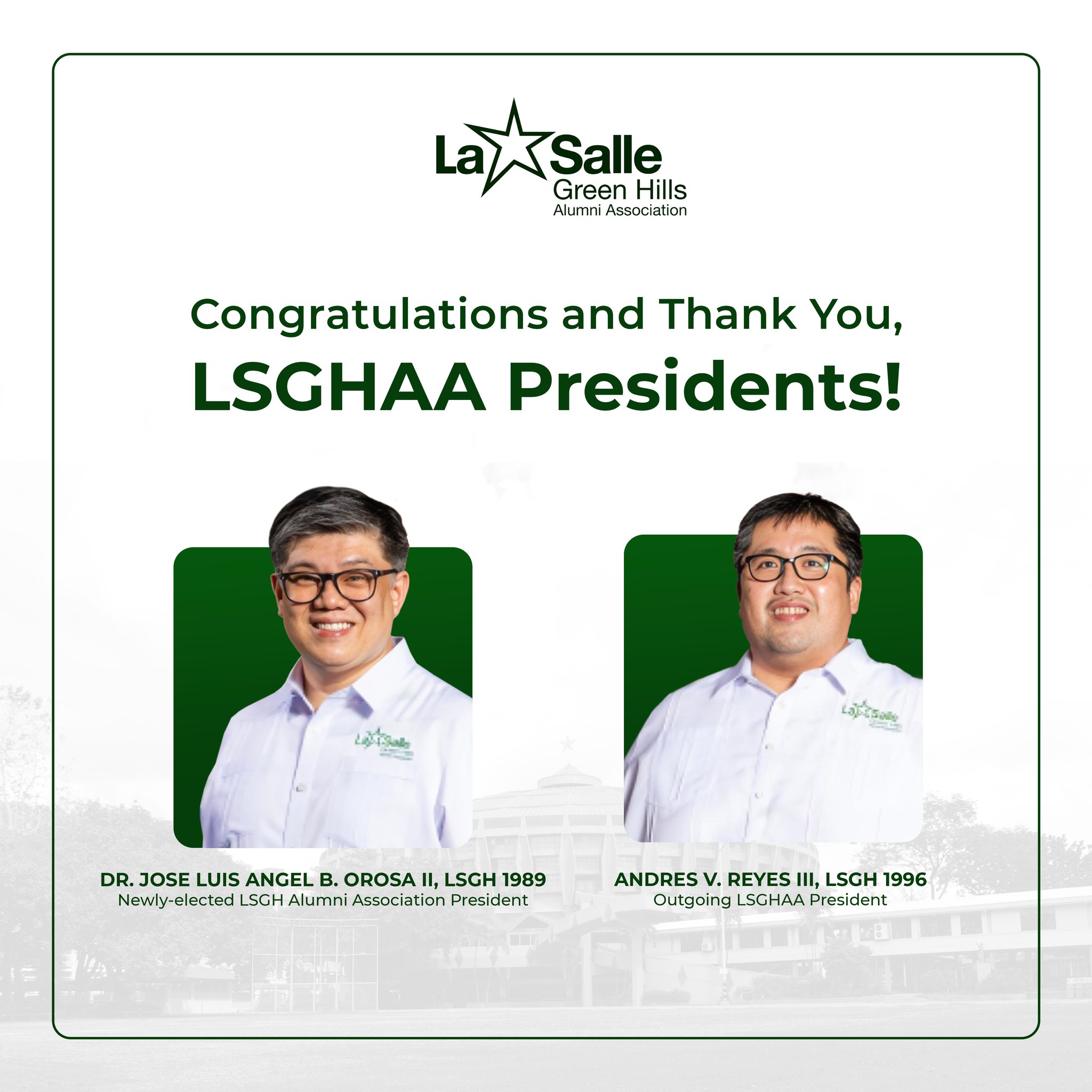 LSGHAA elects new president