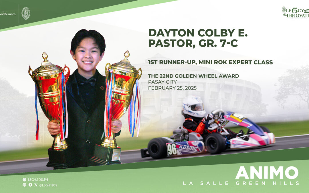 Seventh grader Pastor clinches 1st Runner-Up in the Mini Rok Expert Class!