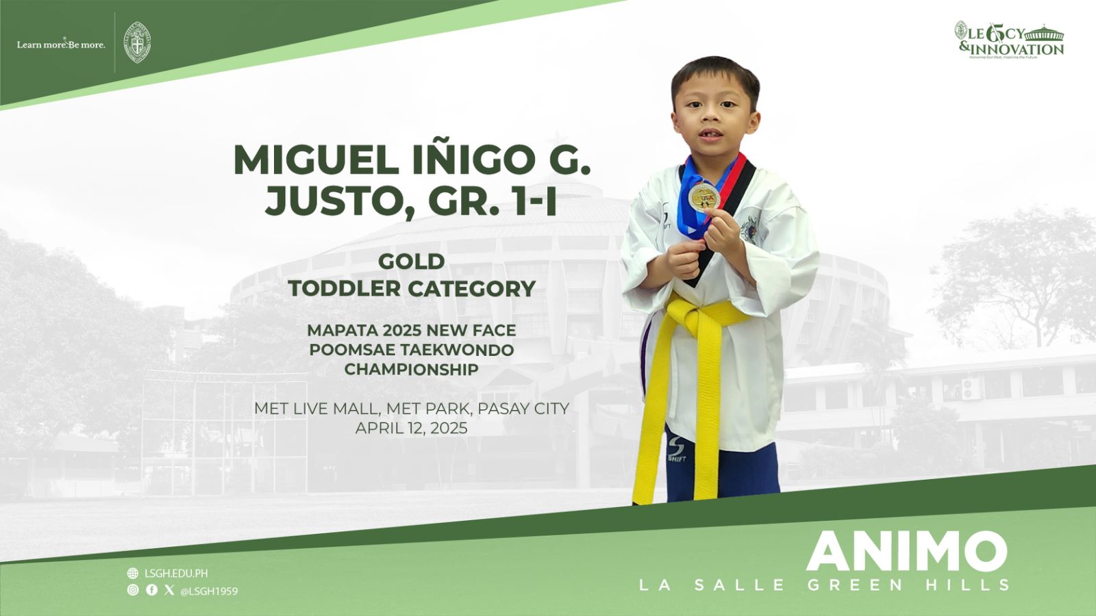 Justo clinches gold in MAPATA 2025