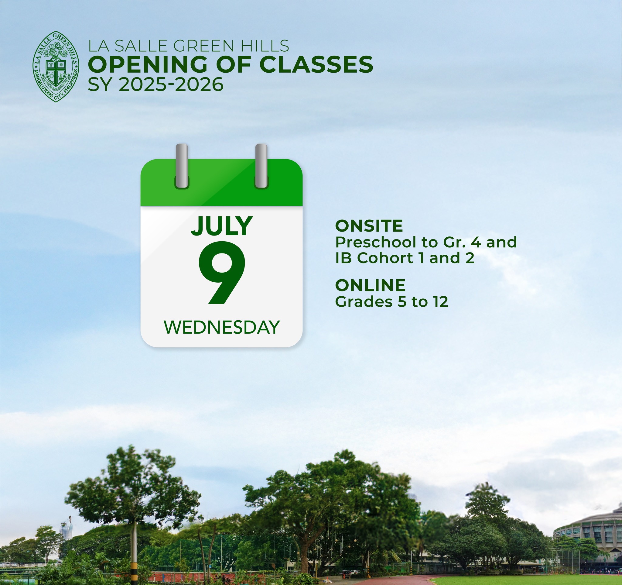 We’re excited to welcome you back to school!