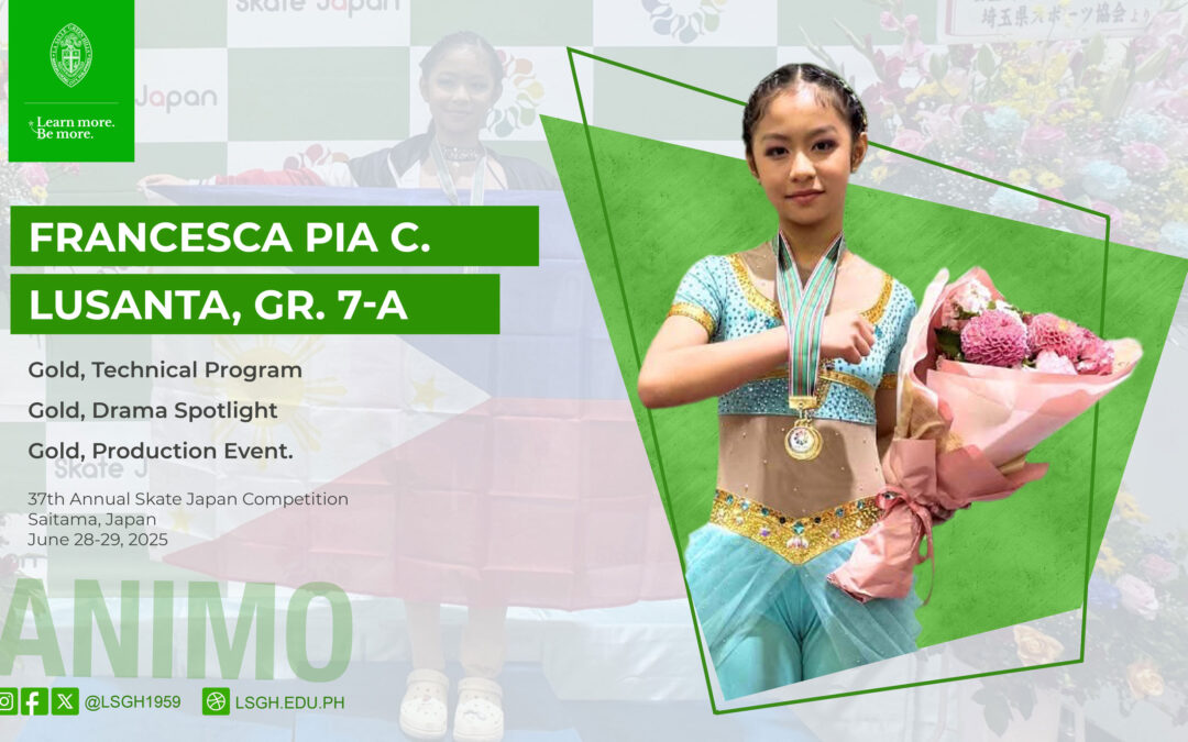 LSGH seventh grader wins three gold medals in skating competition