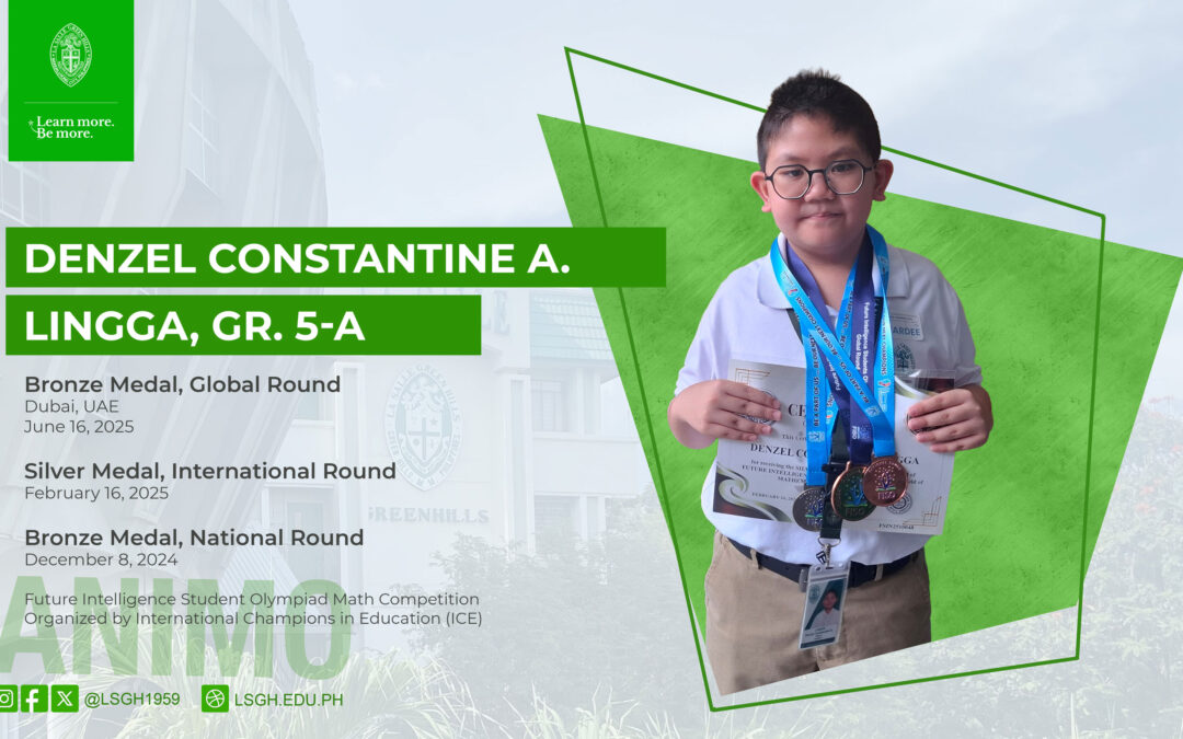 Lingga bags bronze in the Future Intelligence Student Olympiad (FISO) Math Competition
