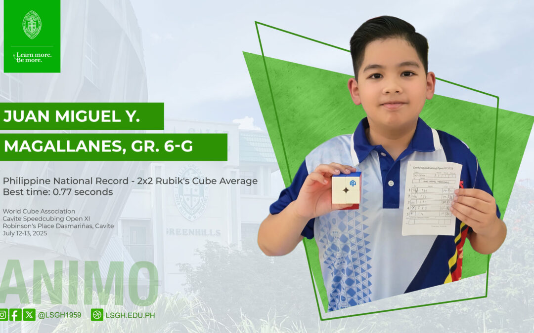Magallanes sets new Philippine National Record for the 2×2 Rubik’s cube