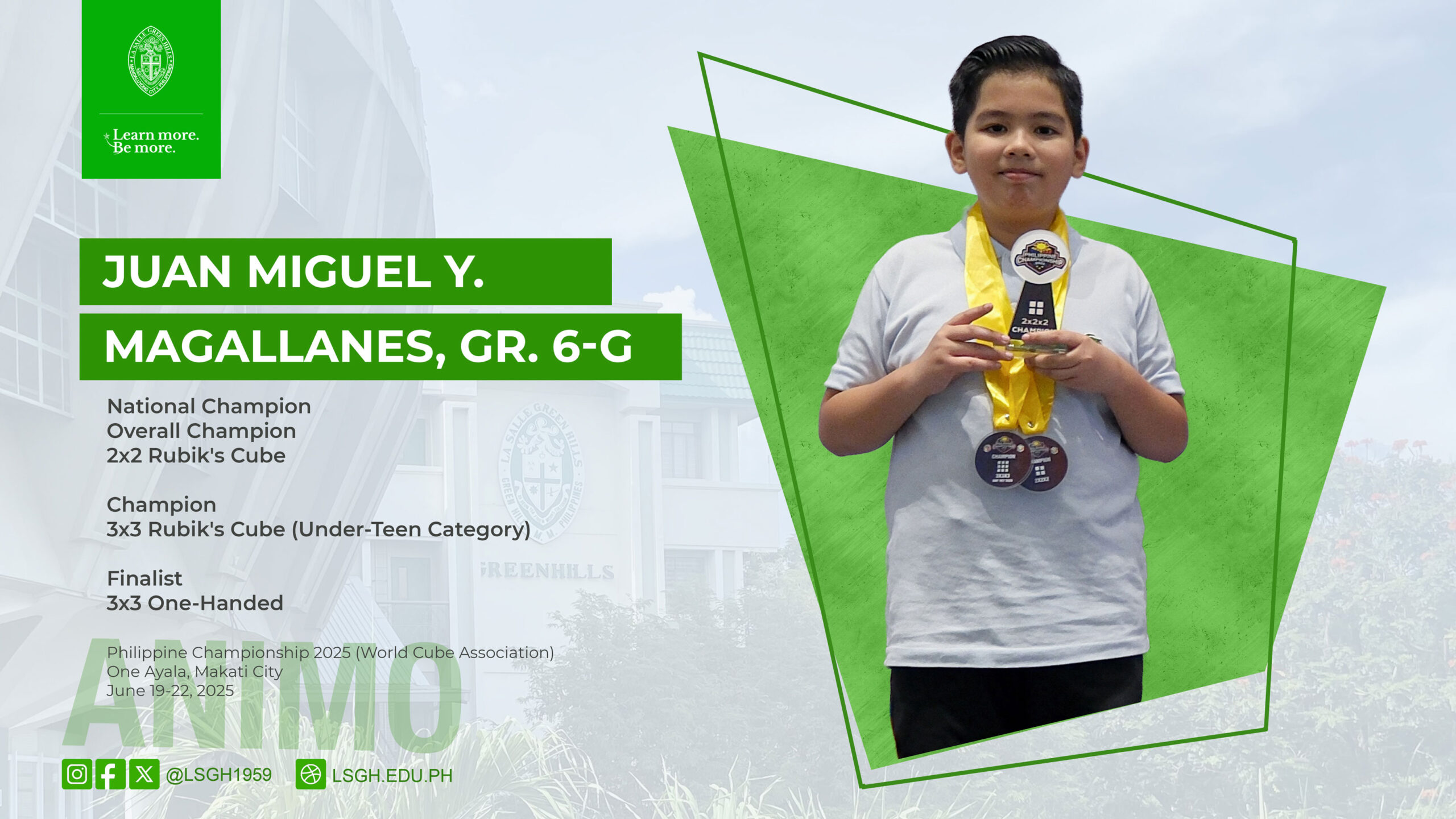 Magallanes shines in the Philippine Speedcubing Championship
