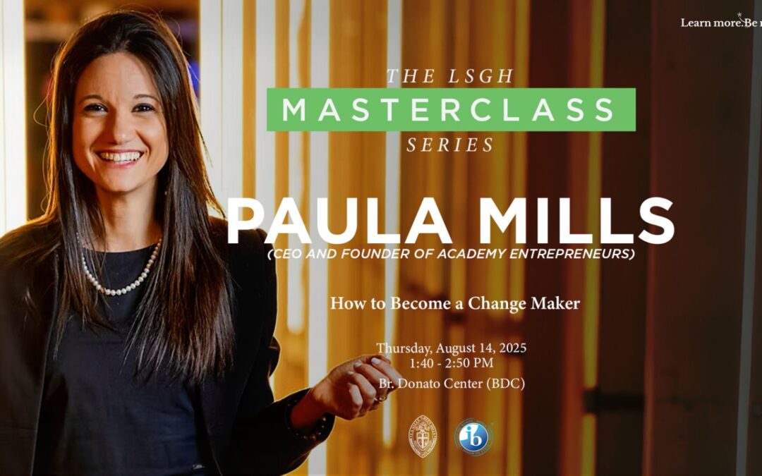 The LSGH Masterclass Series presents Paula Mills
