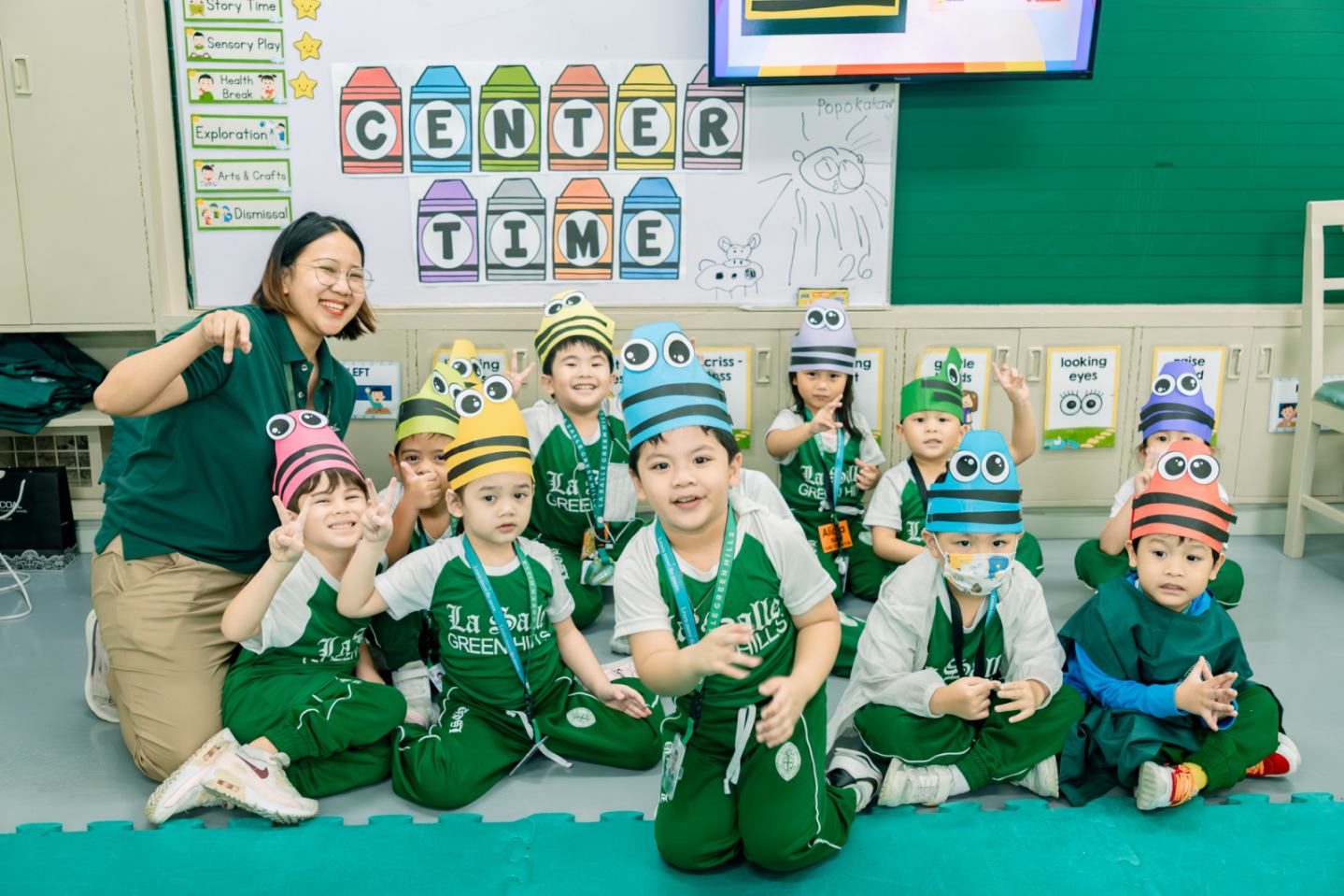 It’s CENTER TIME once again for our Pre-Nursery, Nursery and Kindergarten students!