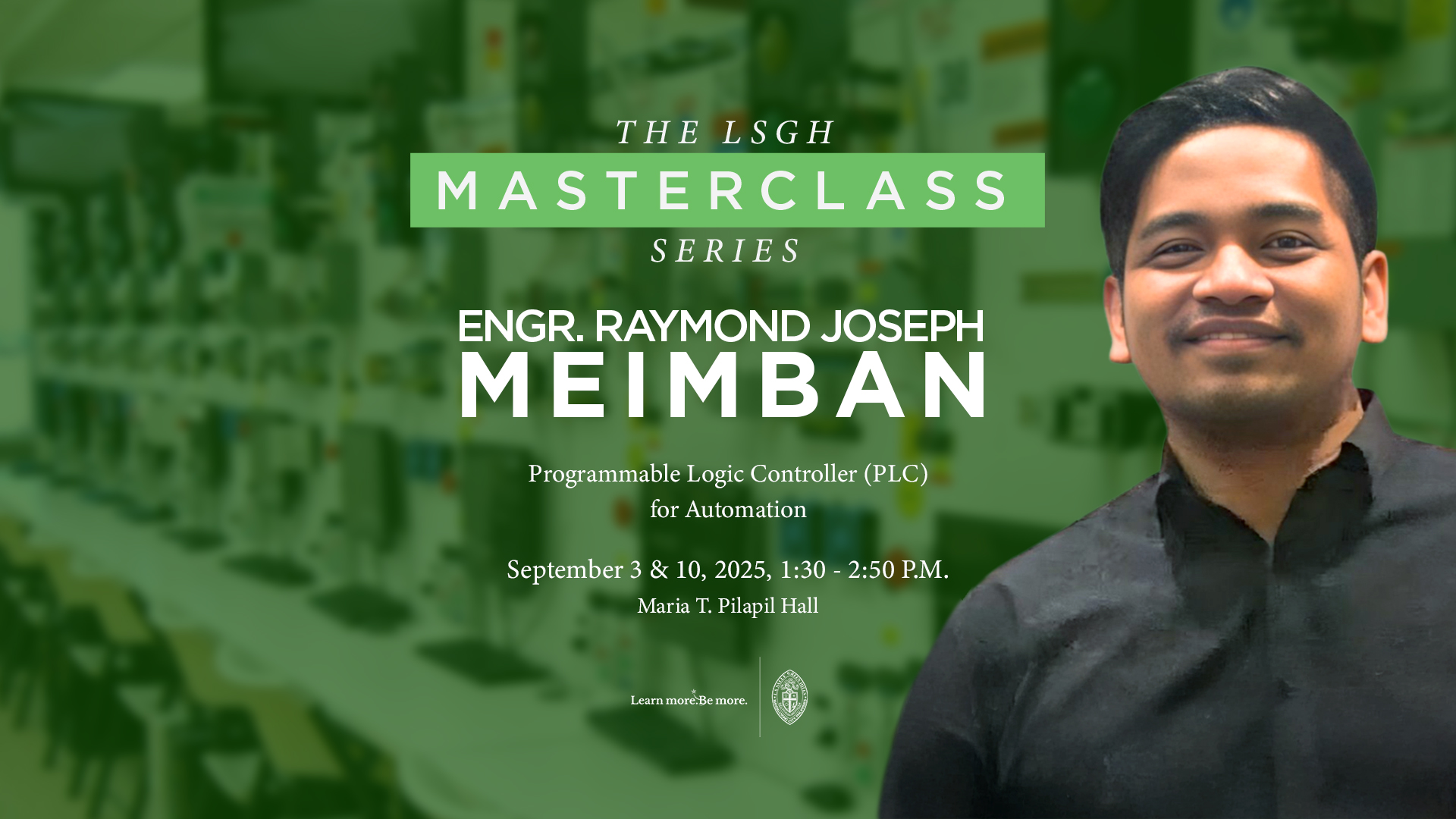 SHS presents Masterclass series on PLC programming