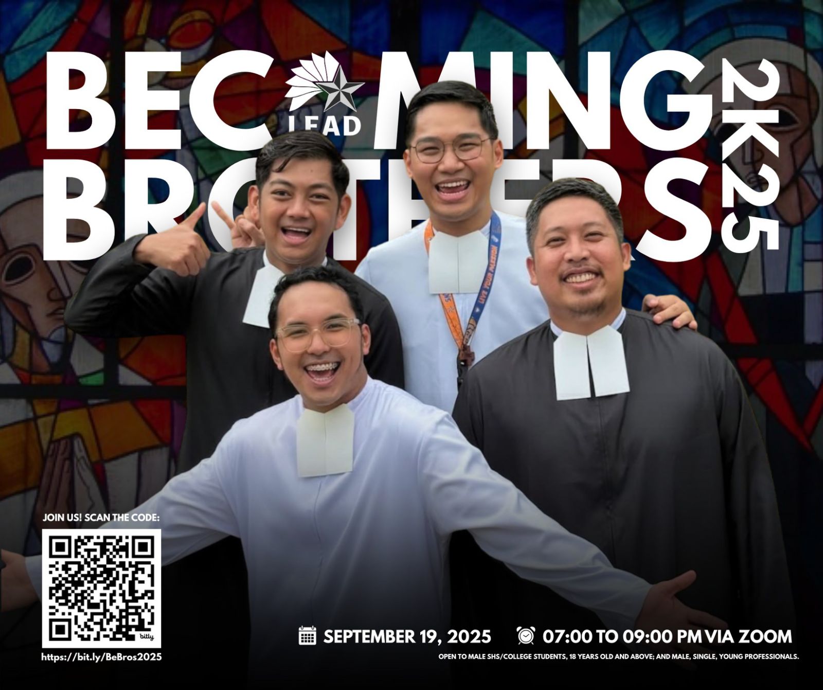 Be a Brother. A  De La Salle Brother.