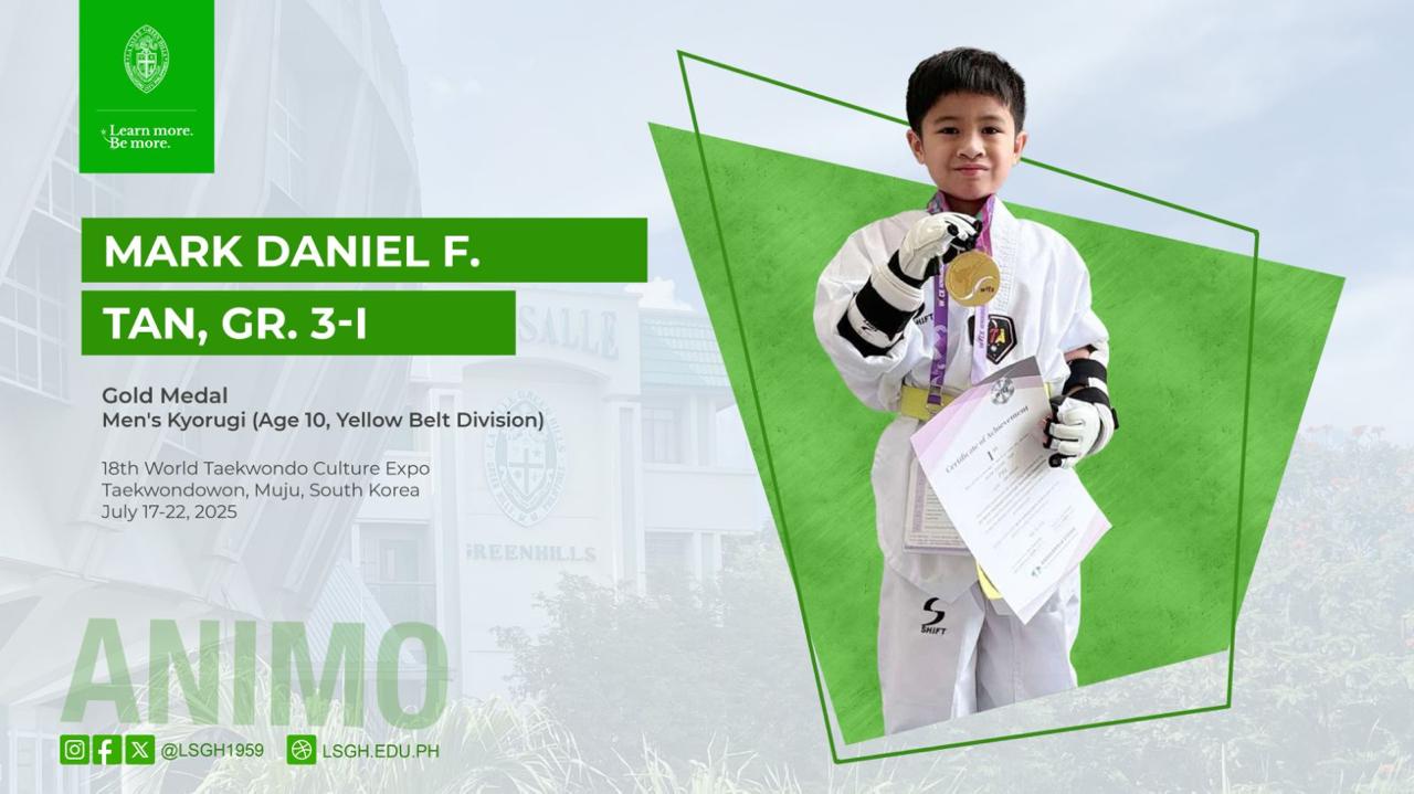 Tan wins gold in the 18th World Taekwondo Culture Expo 2025