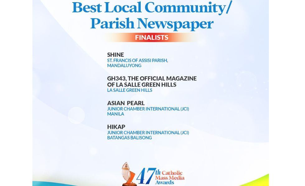 GH43, the official magazine of La Salle Green Hills, named finalists in 47th Catholic Mass Media Awards2