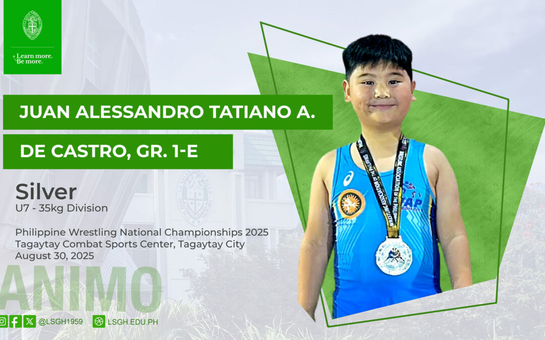 De Castro wins silver at national wrestling championships