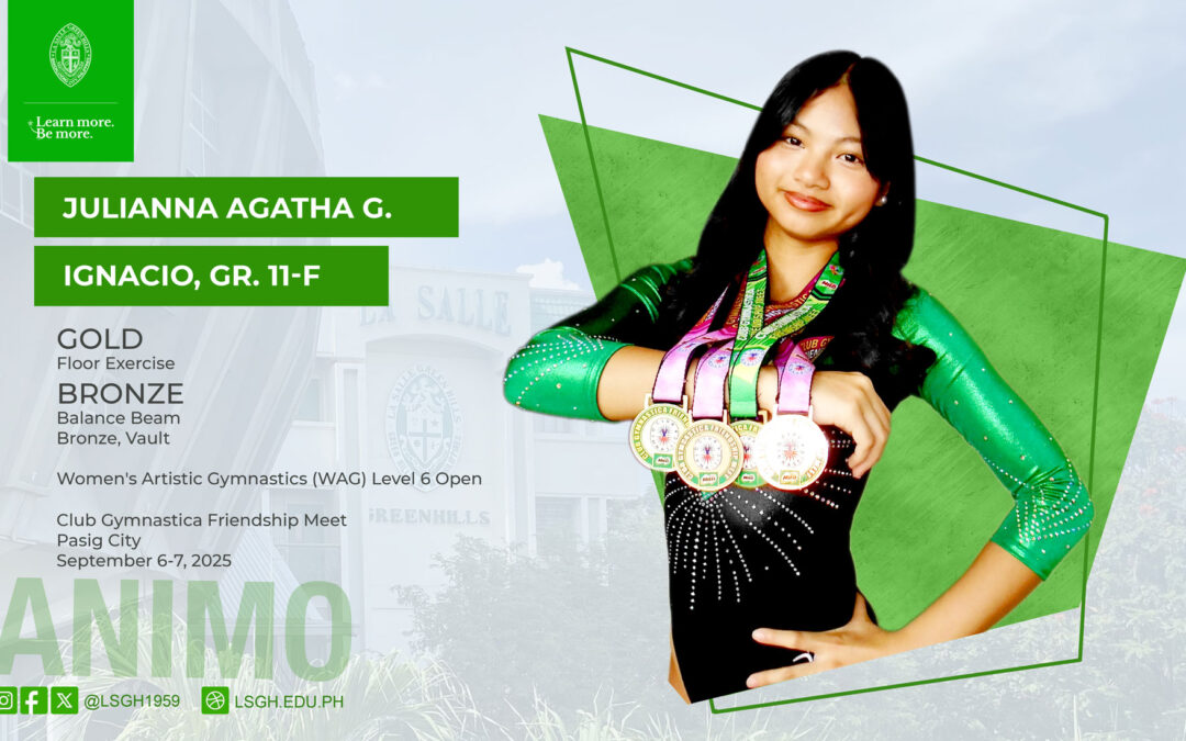 Ignacio wins gold and bronze medals in gymnastics