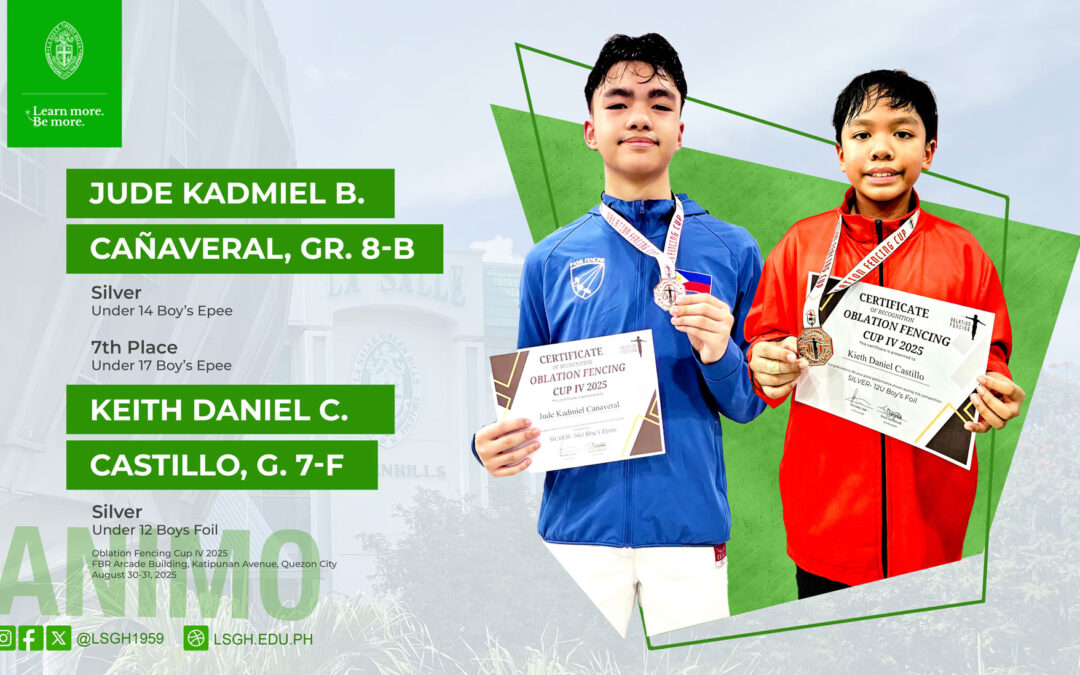 LSGH fencers score silver medals in the Oblation Fencing Cup IV 2025