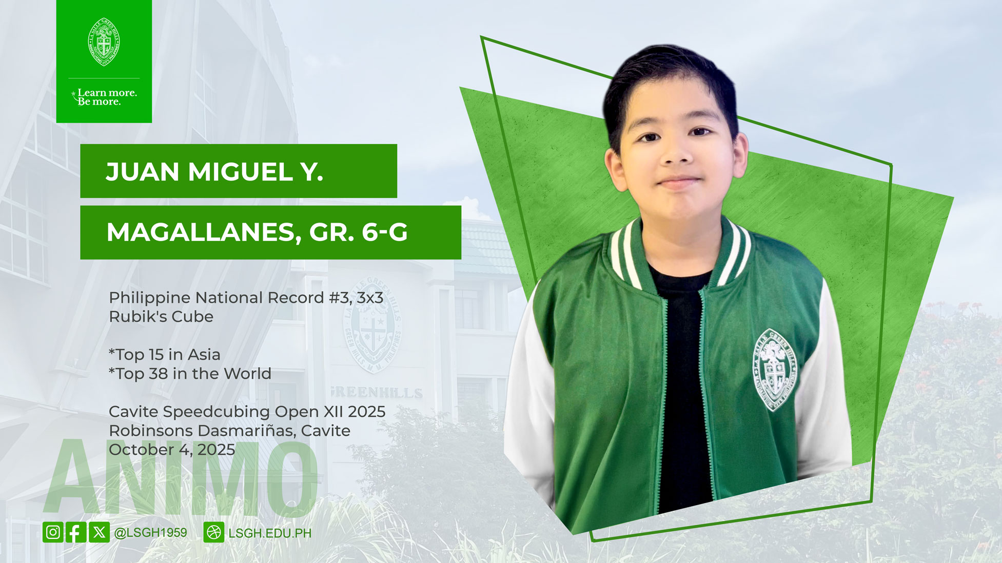 Magallanes sets national speedcubing record