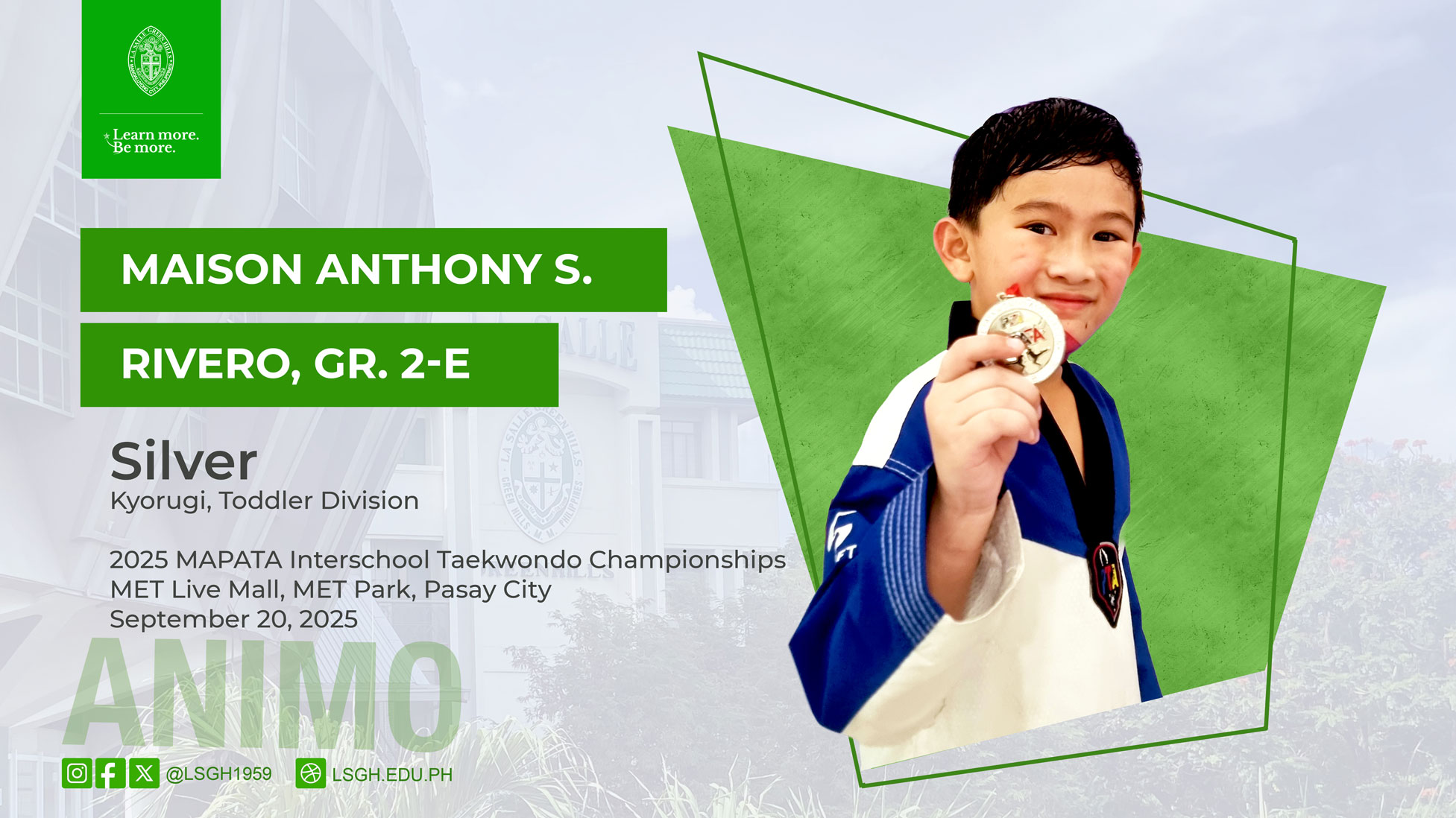 Rivero kicks his way to silver