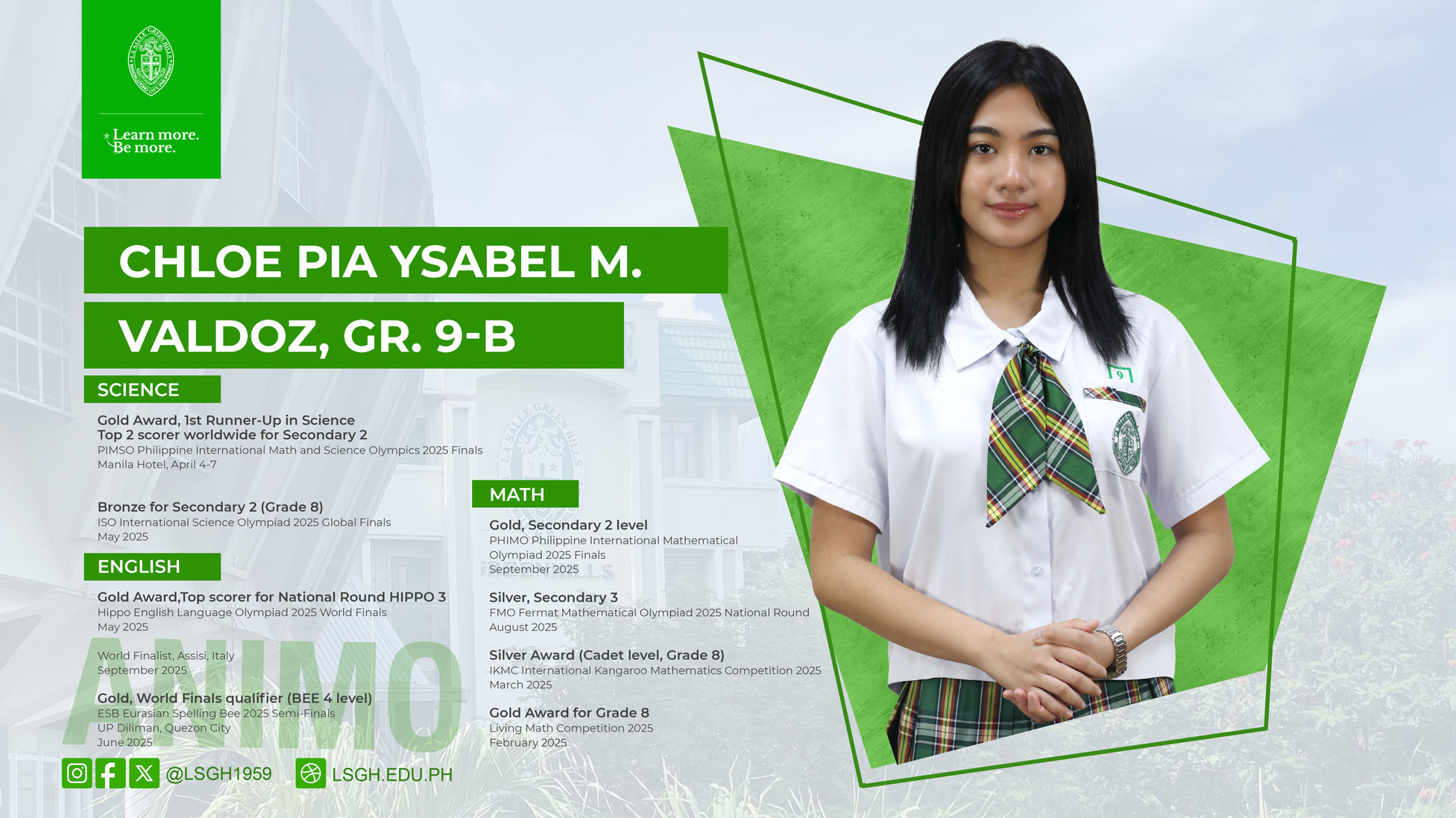 Valdoz shines on the global stage