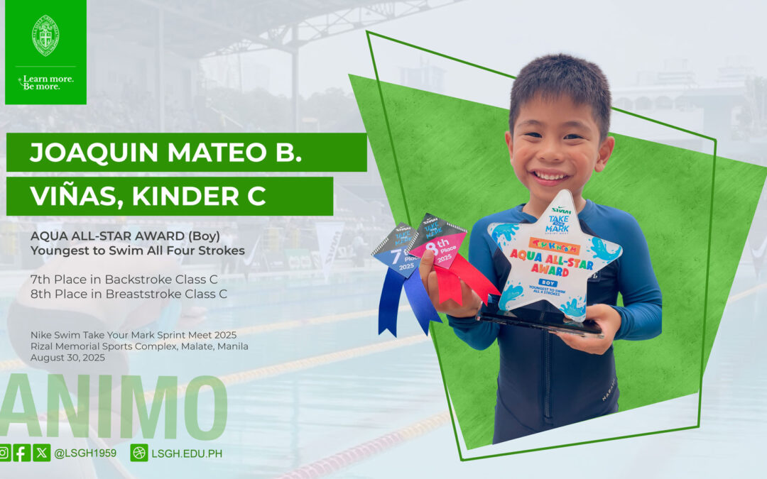 Viñas earns Aqua All-Star Award at Nike Swim Meet