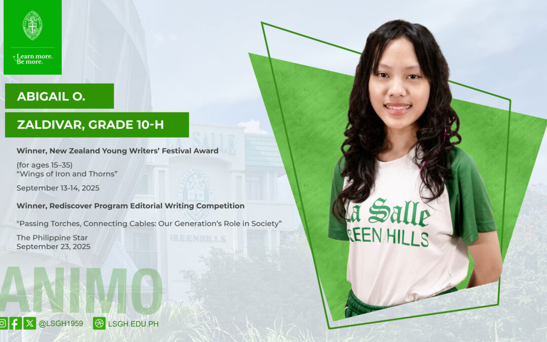 Zaldivar achieves international and national acclaim in literary competitions