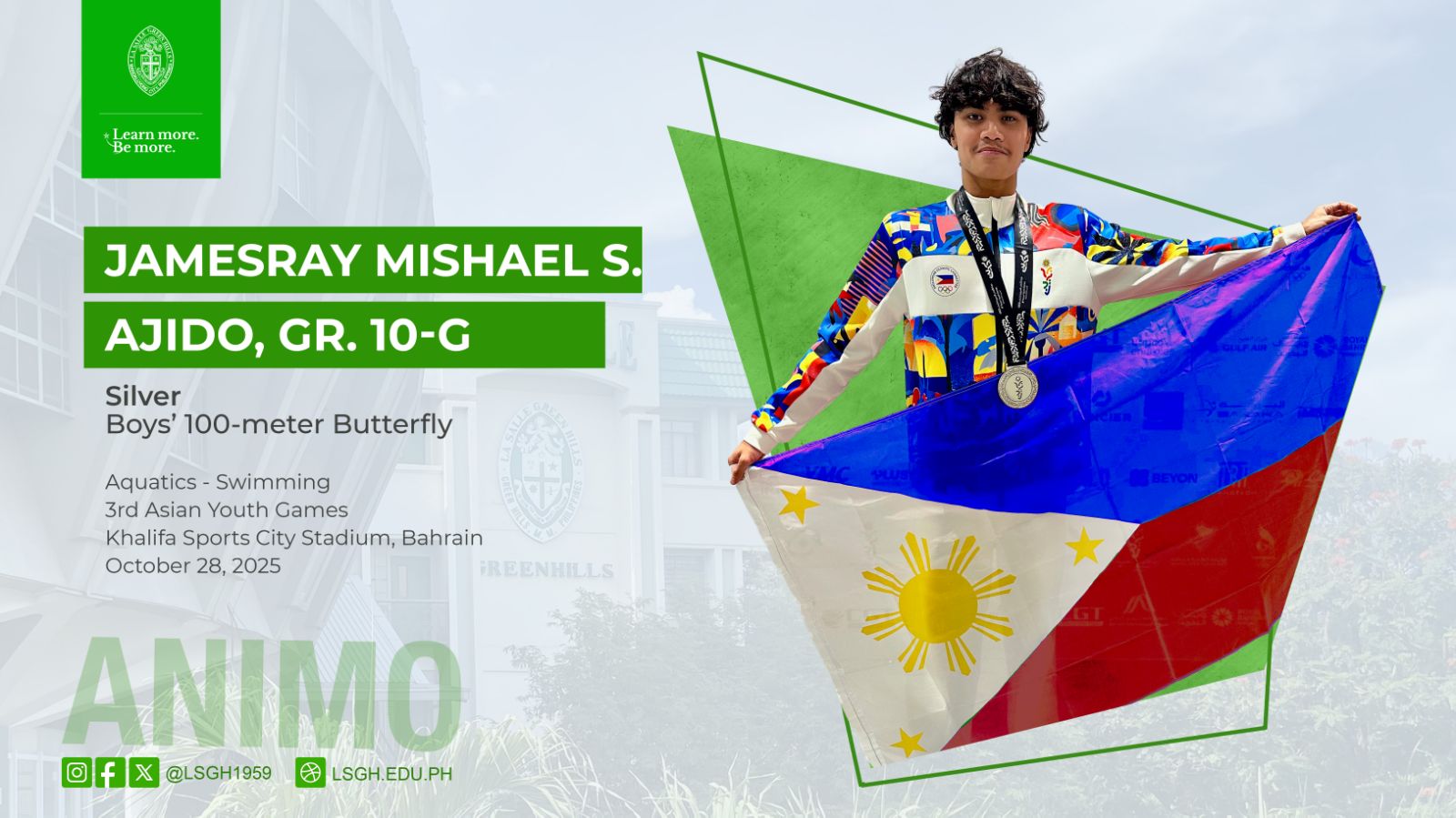 Ajido secures Asian Youth Games silver