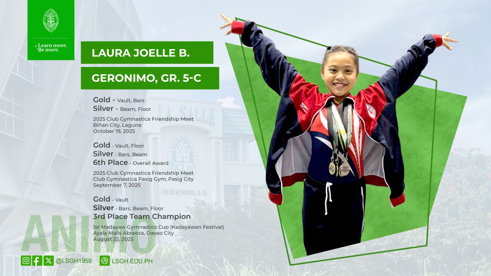 Geronimo soars on the mat with stellar performance