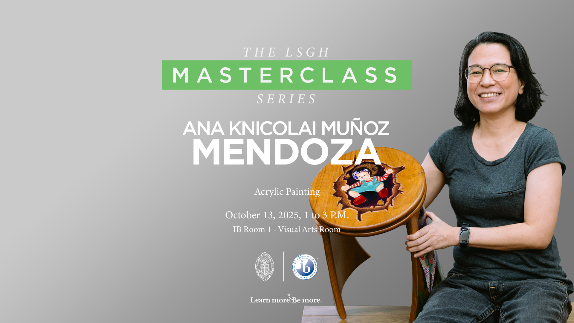 IB visual arts students explore the art of acrylic painting