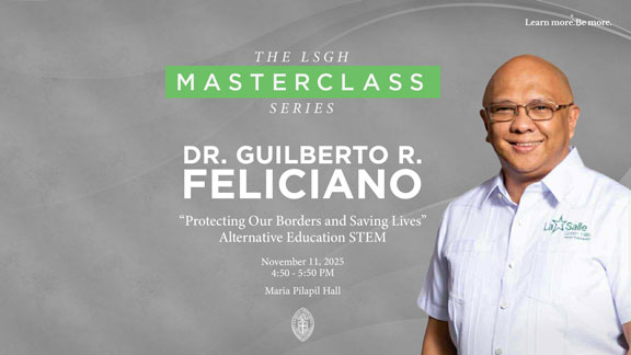 LSGH Masterclass Series presents Dr. Guilberto R. Feliciano