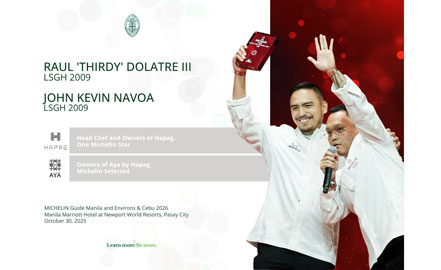 LSGH alumni achieve MICHELIN recognition