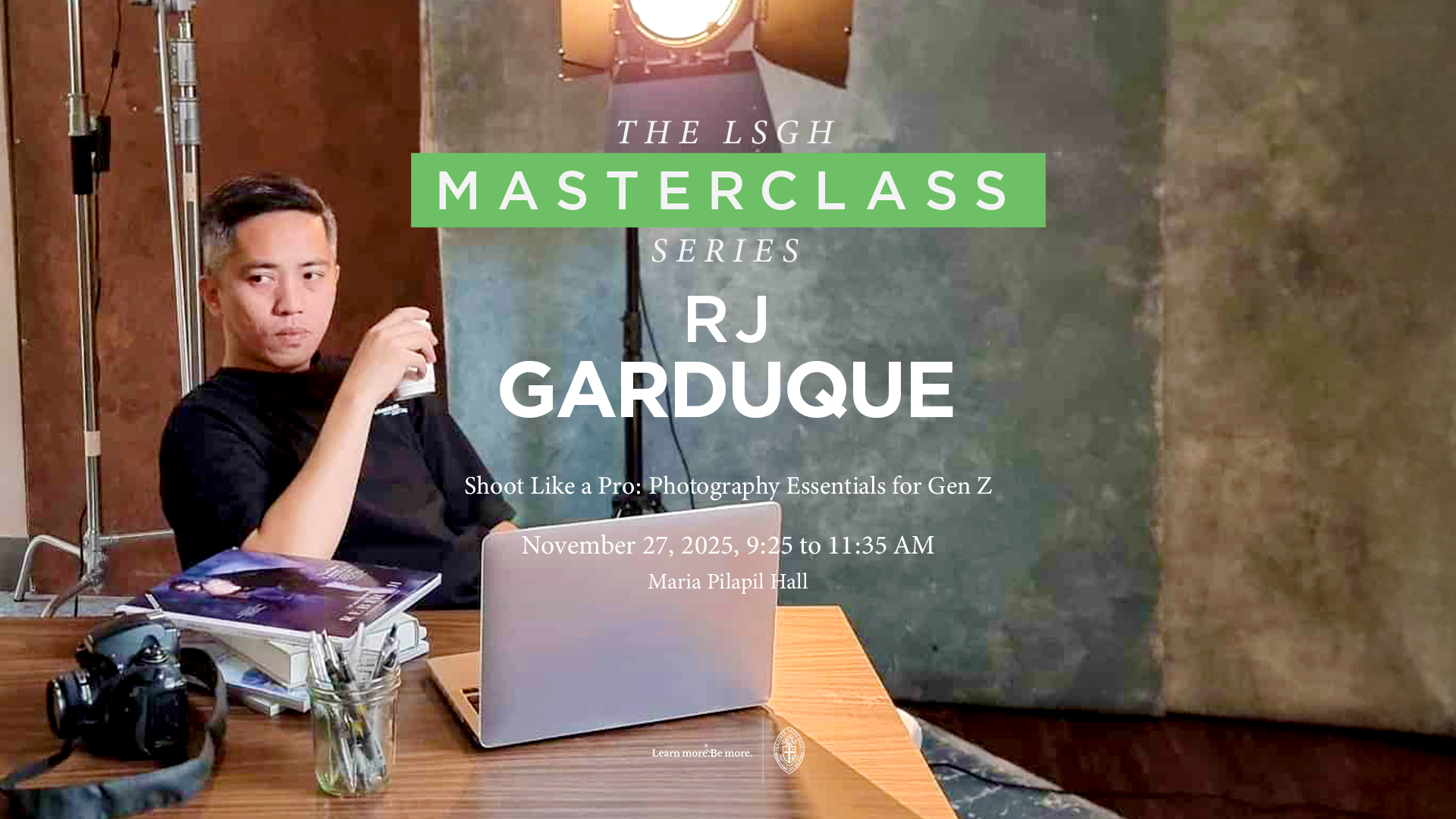 Photography Masterclass with RJ Garduque