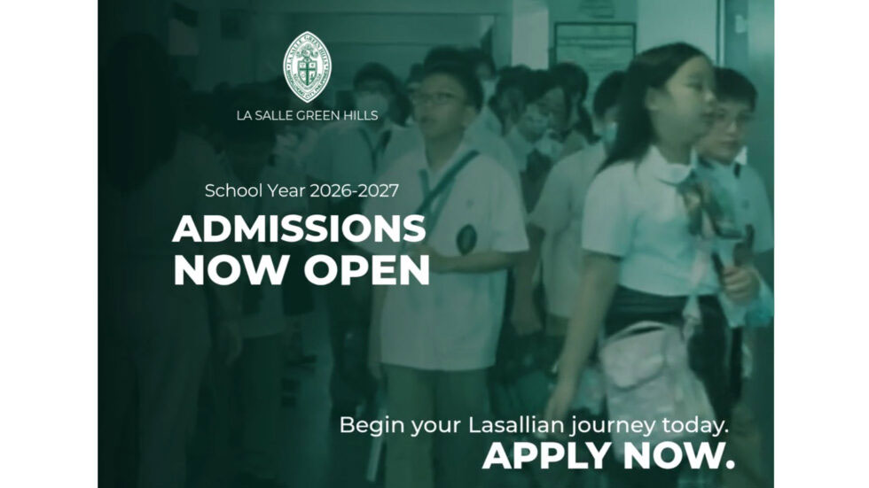Start your child’s Lasallian education with us!