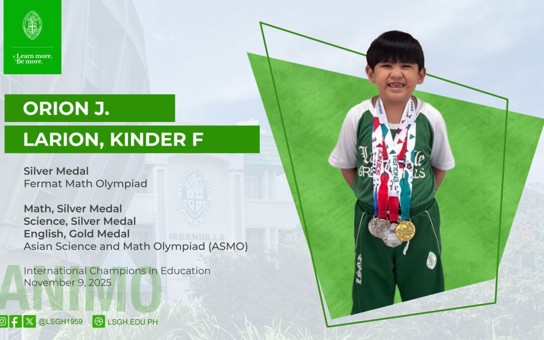 Larion shines in international academic competitions