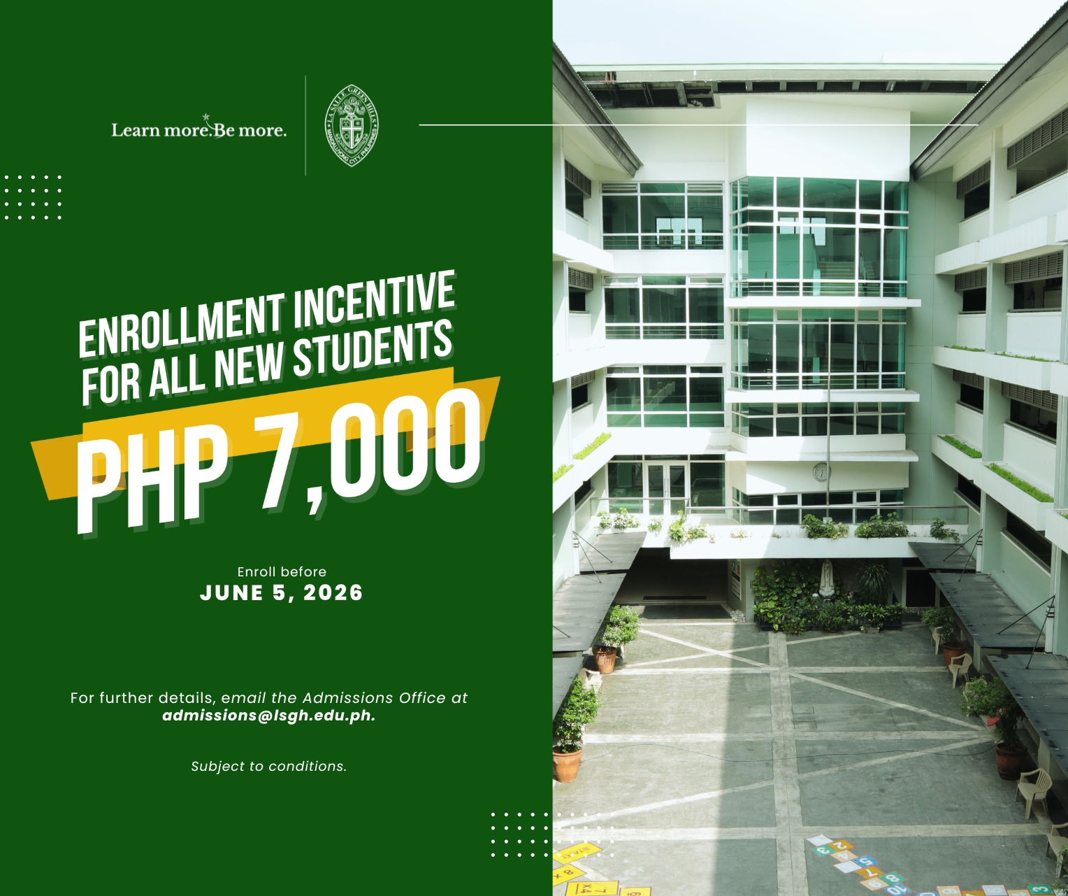 Start your Lasallian journey with us!