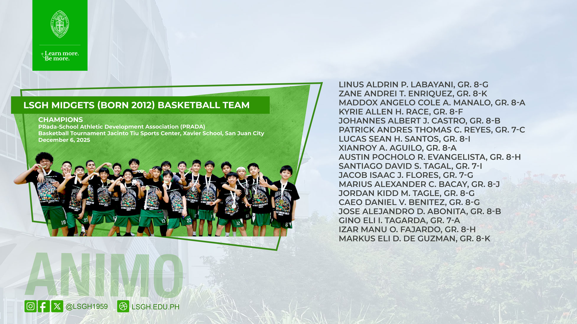 LSGH Midgets secure PRADA championship