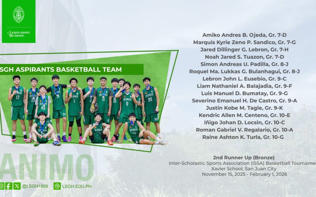 Bronze finish for LSGH Aspirants!