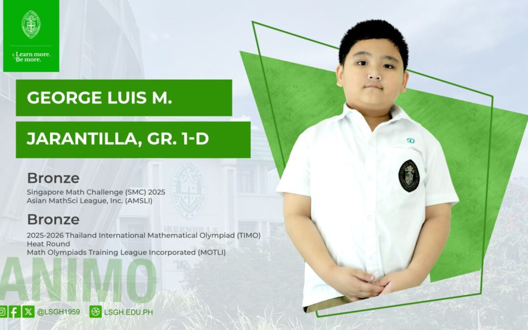 Jarantilla wins bronze medals in TIMO and Singapore Math Challenge