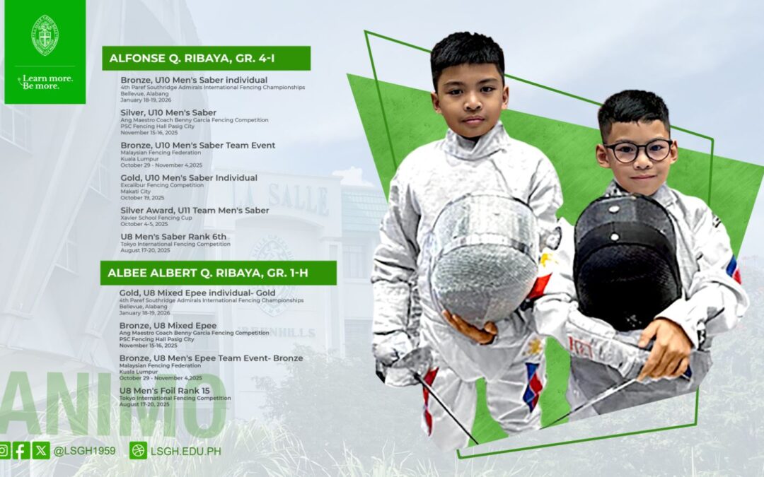 Ribaya brothers shine in local, international fencing competitions