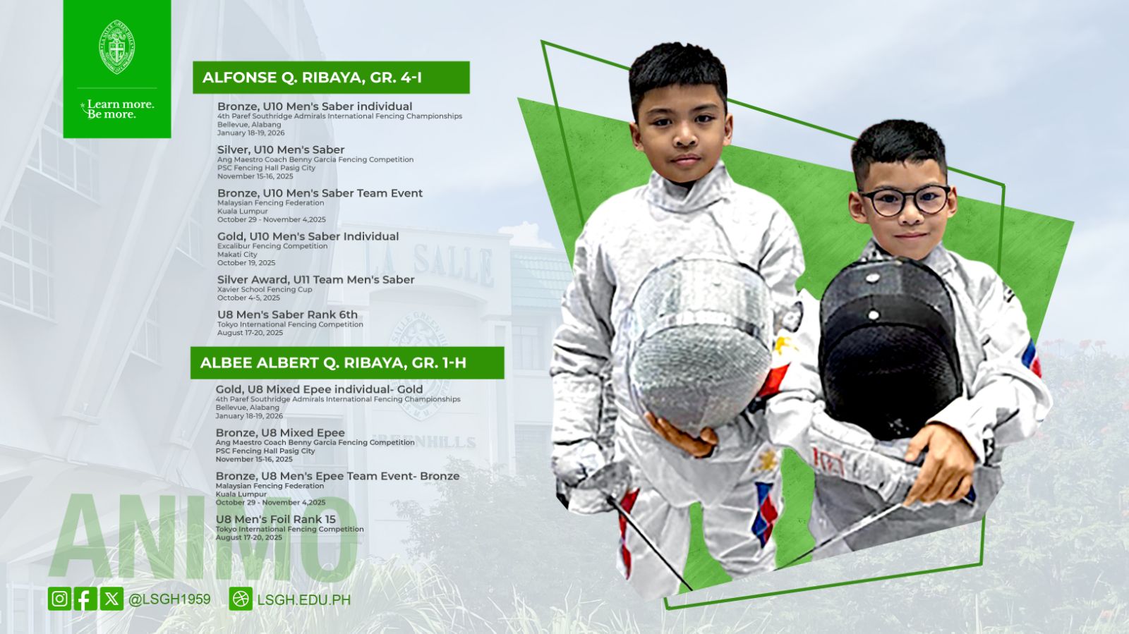 Ribaya brothers shine in local, international fencing competitions