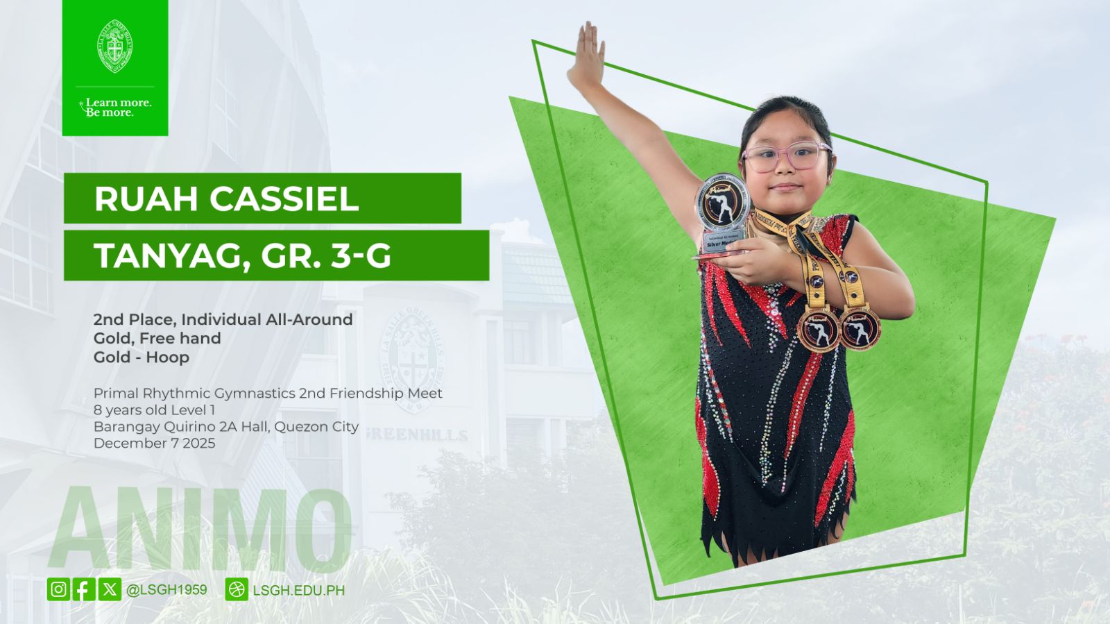 Tanyag shines at the Primal Rhythmic Gymnastics 2nd Friendship Meet