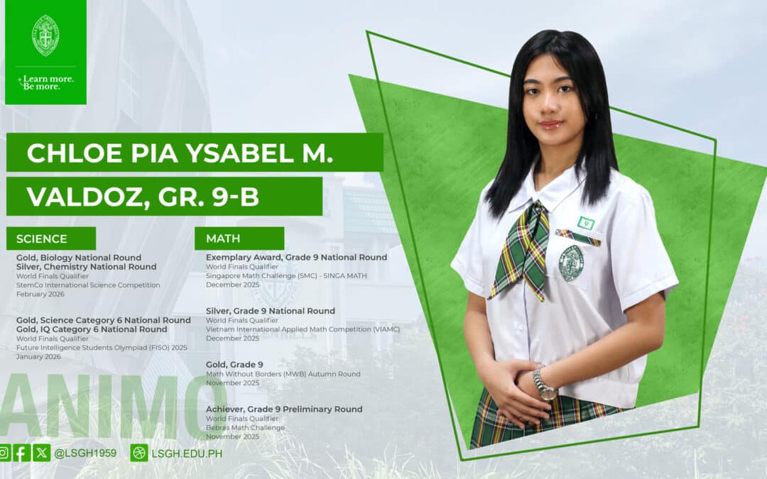 Valdoz shines in multiple international Science and Math competitions