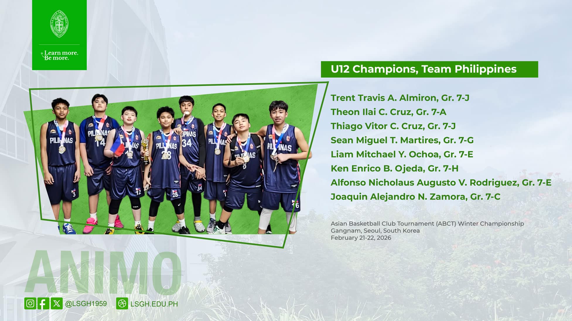 World Champions in Seoul!