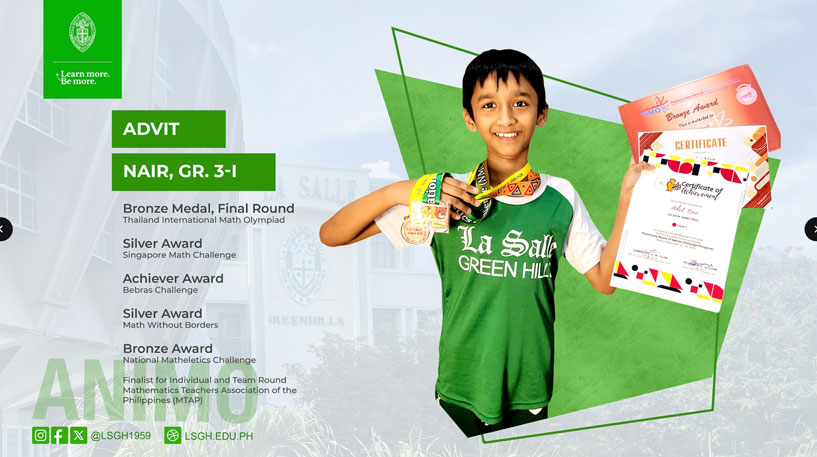 Nair shines in various local, international math competitions