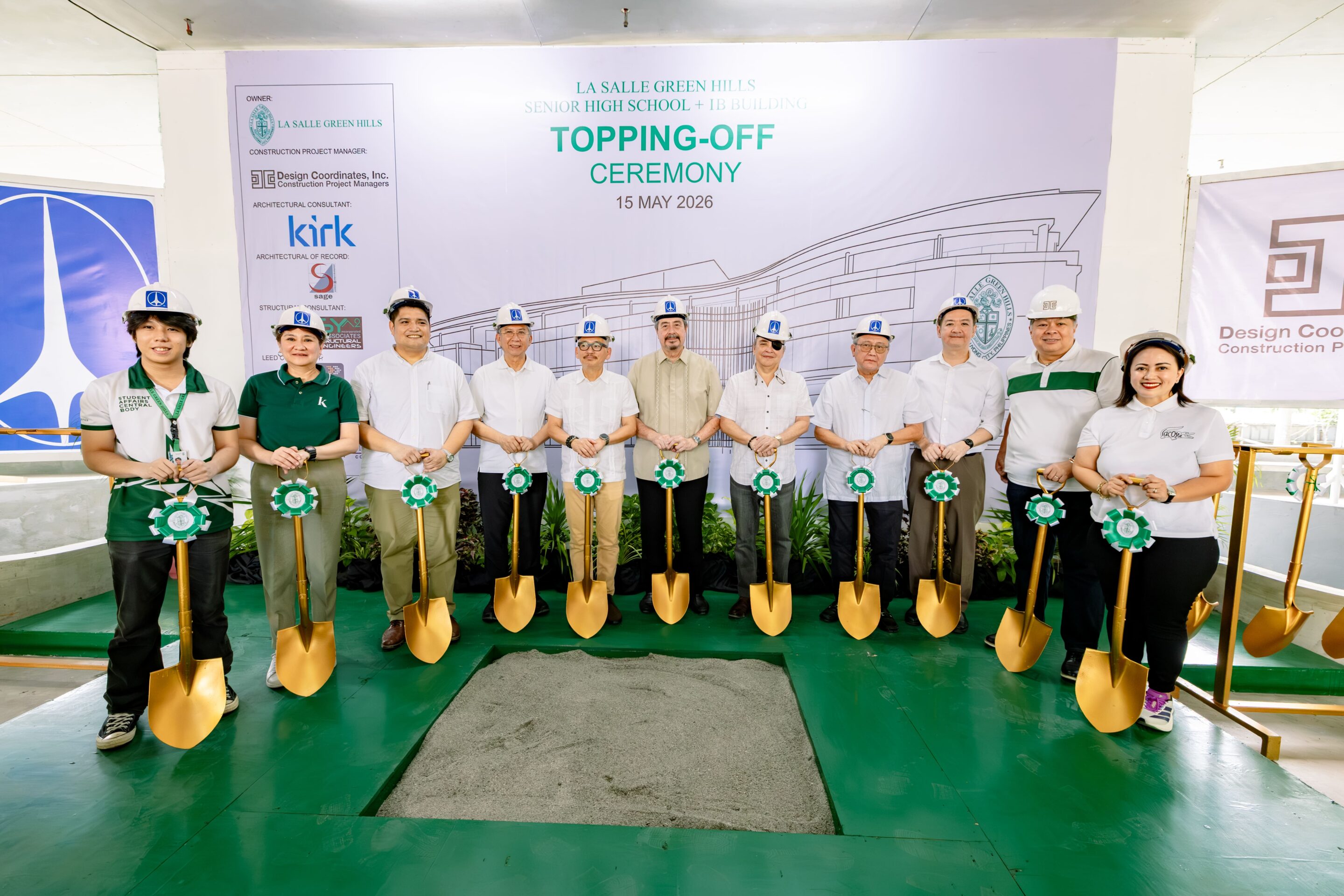 LSGH celebrates Topping-Off Ceremony of the new SHS, IB, and Performing Arts Building