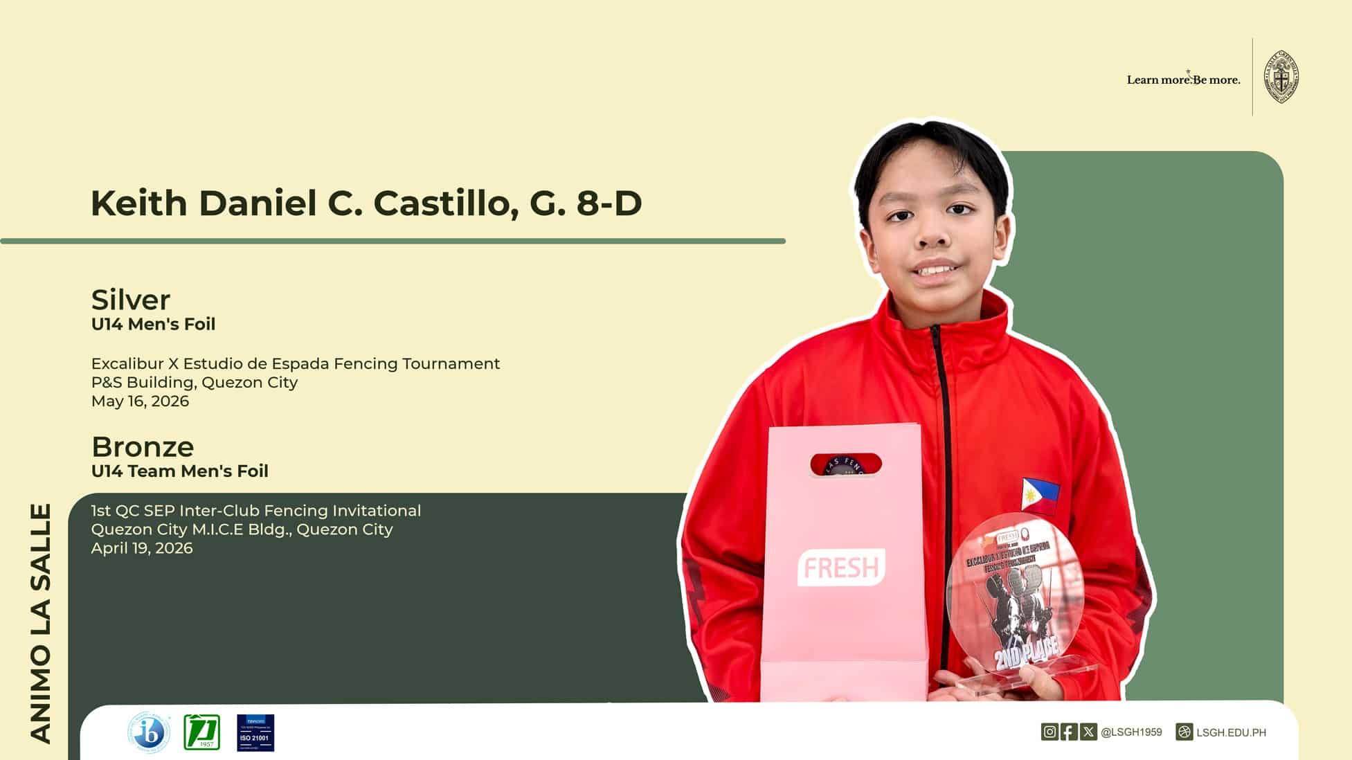 Castillo marks inspiring return to competitive fencing