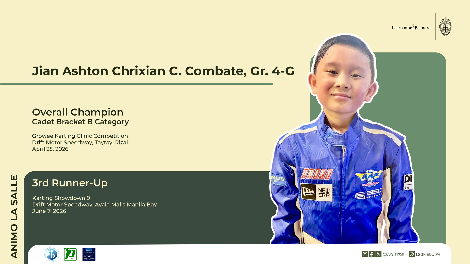 Combate wins big in summer karting competitions