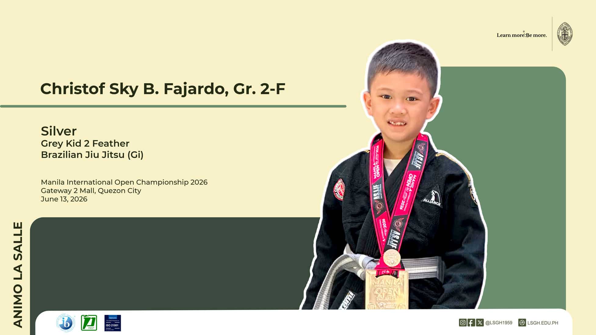 Fajardo secures silver at  Manila International Open 2026