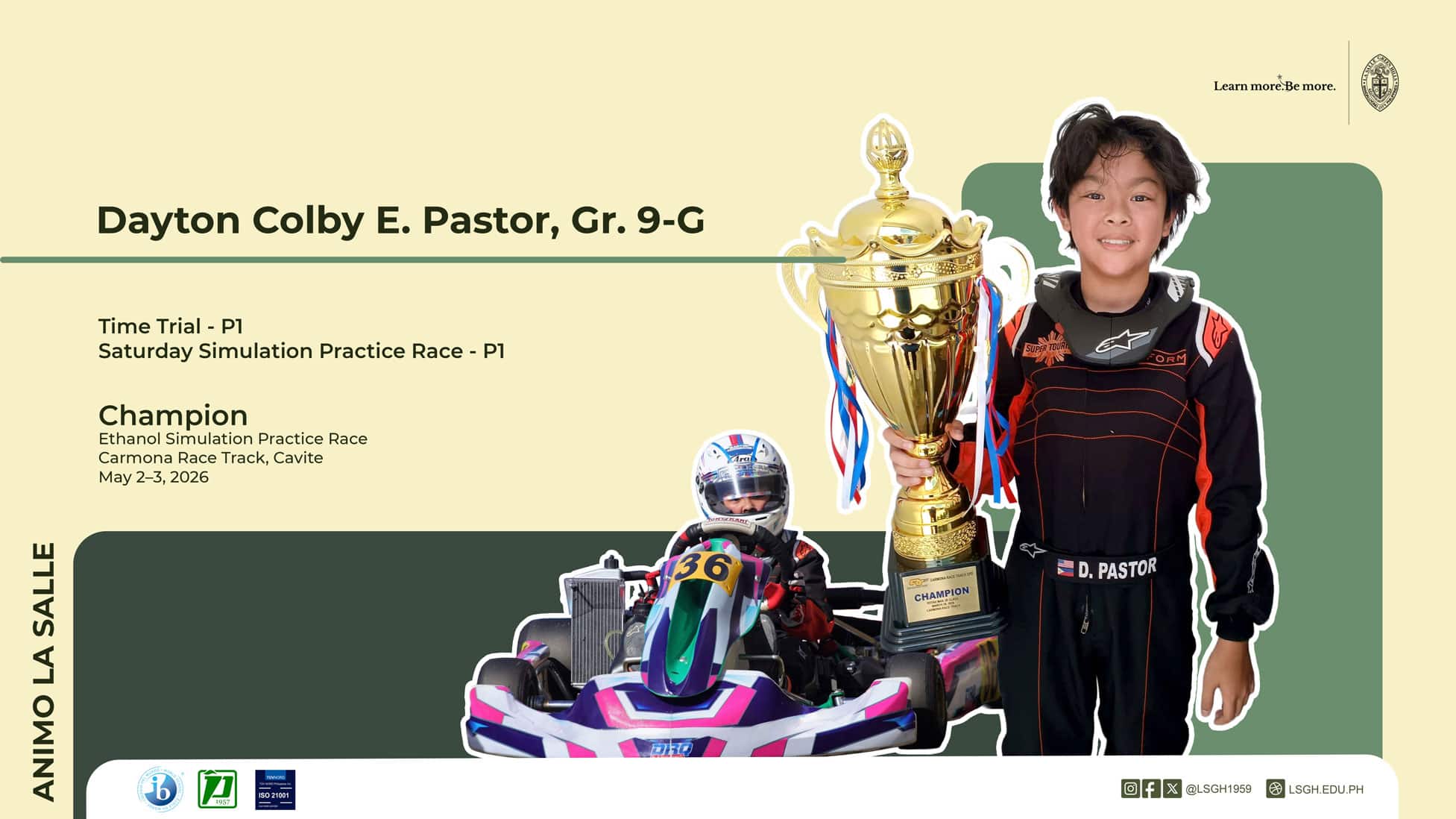Dayton Pastor Dominates the Ethanol Simulation Practice Race